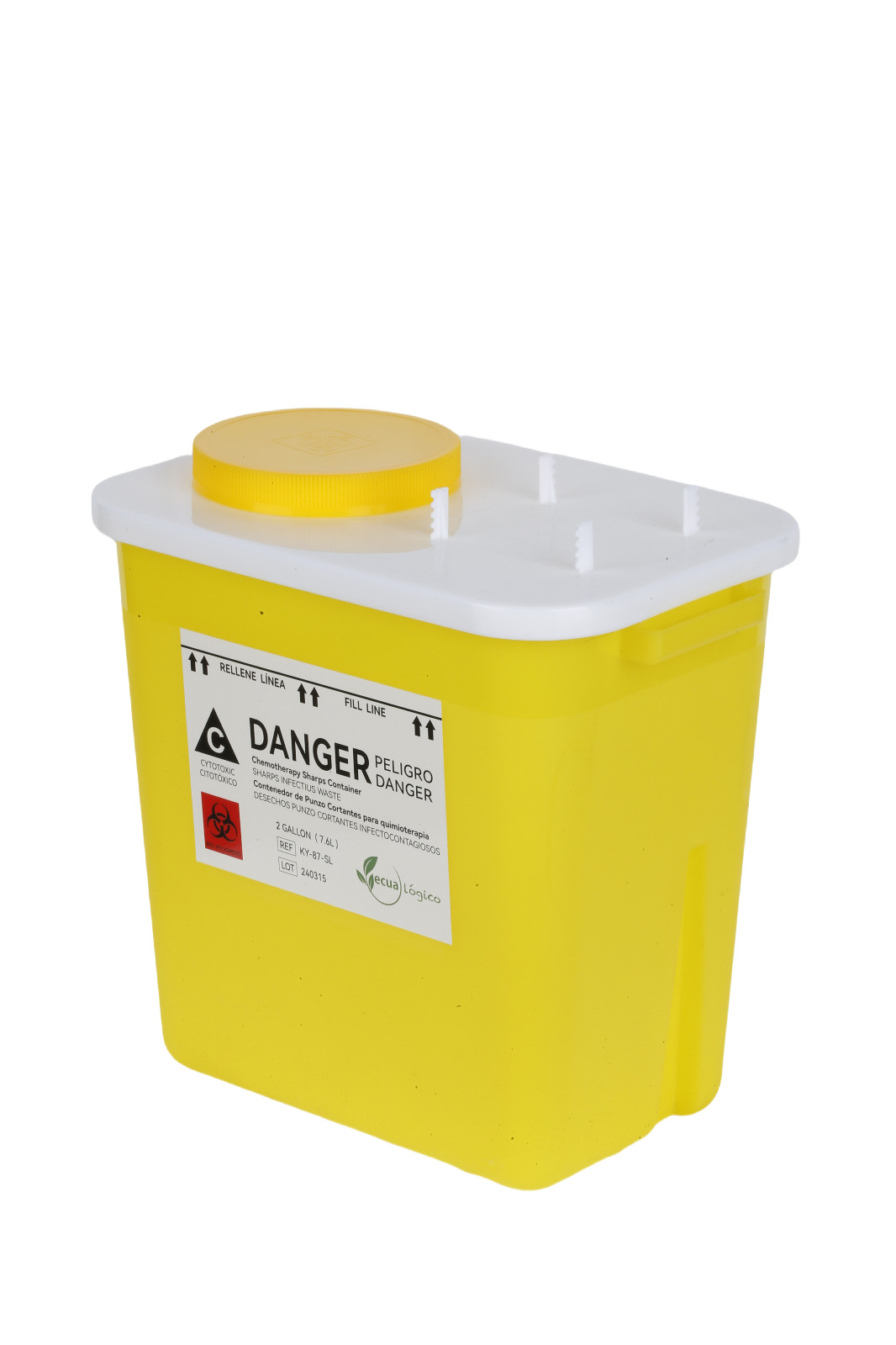 Envase para residuos citotóxicos 7.6 litros - vista alternativa