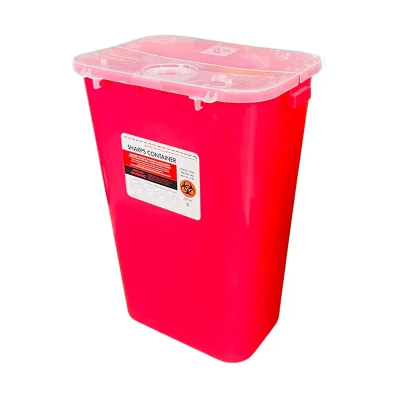 Envase para cortopunzantes 45 litros - sharps container industrial