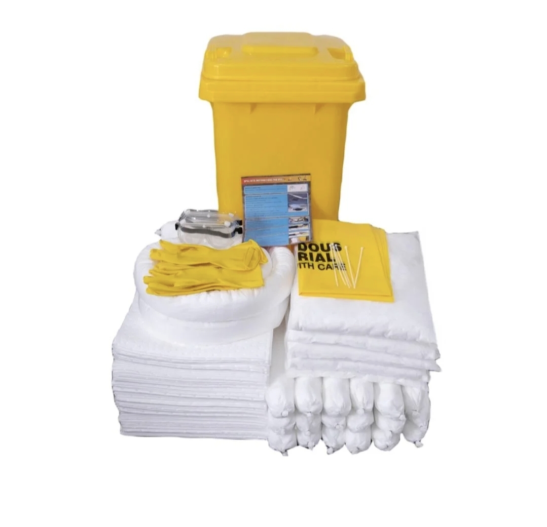 Kit antiderrame universal para múltiples tipos de derrames