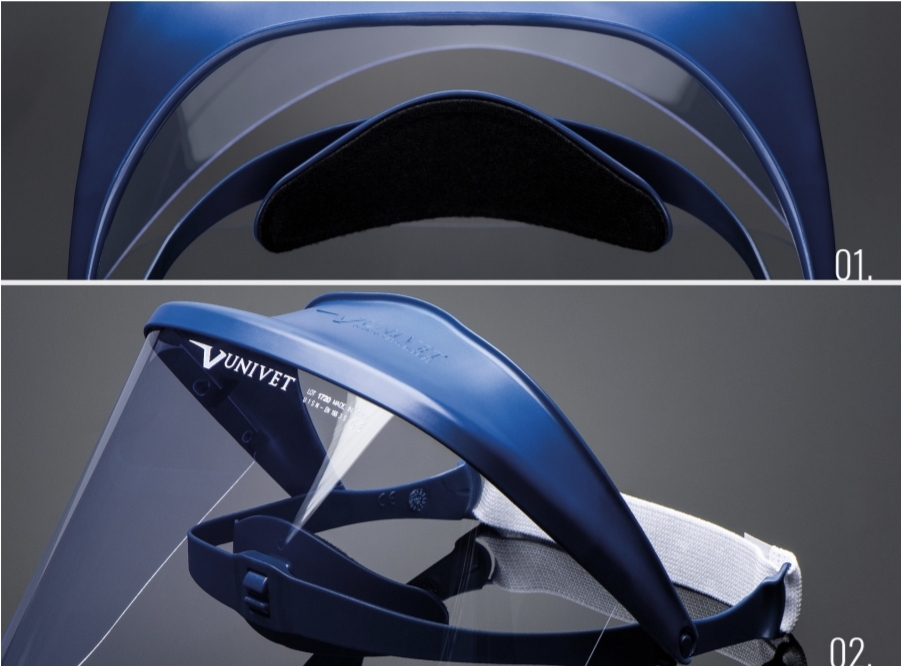 Visor de protección Univet 710 Clear - vista alternativa