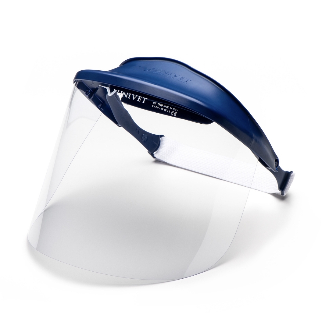Visor de protección Univet 710 Clear - vista frontal